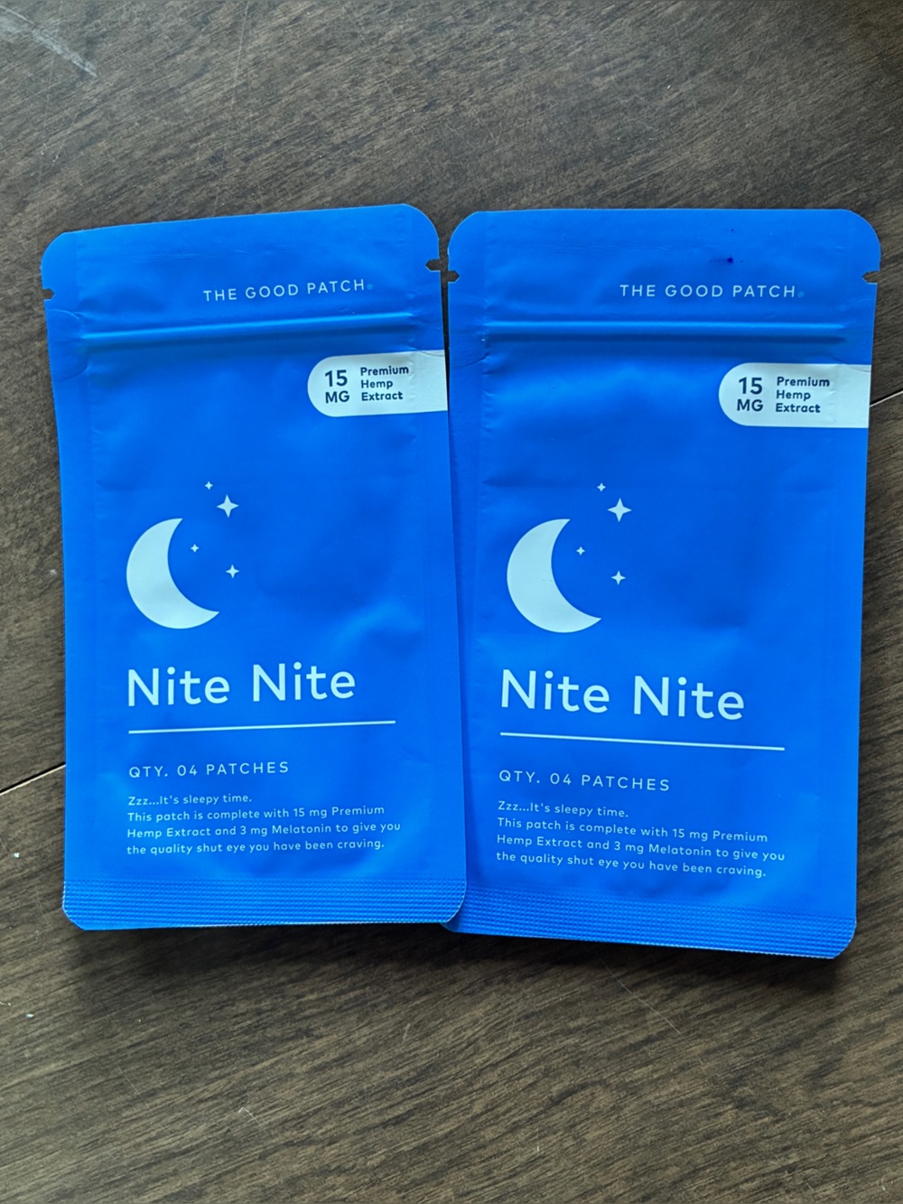 Blue Premium Hemp Sleep Patches - 15 mg (2 Pack)